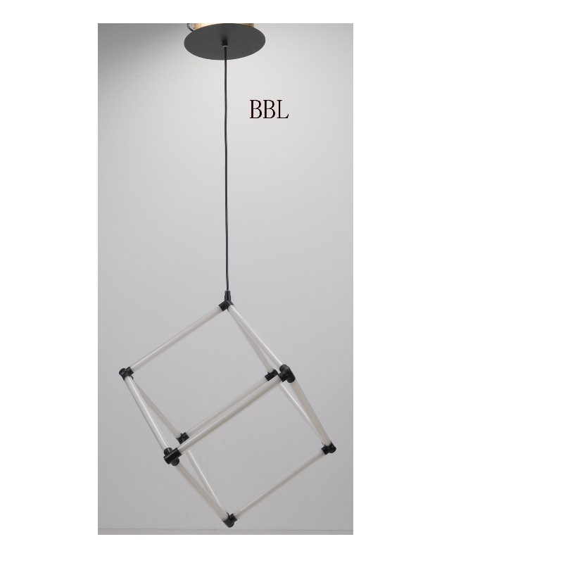 Moderne LED-hanglamp met acrylbuis