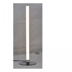 LED-tafellamp met rechte buis van acryl