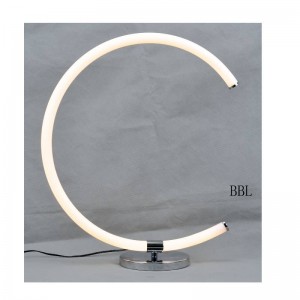 LED-tafellamp met C-buis in acryl