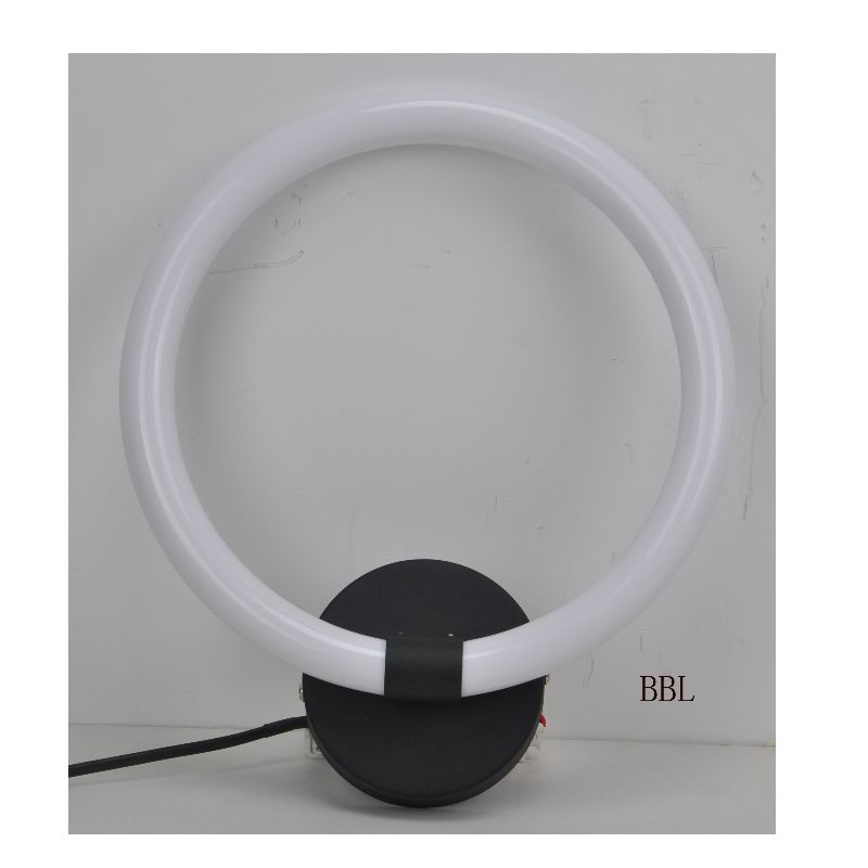 led wandlamp met acrylronde ring