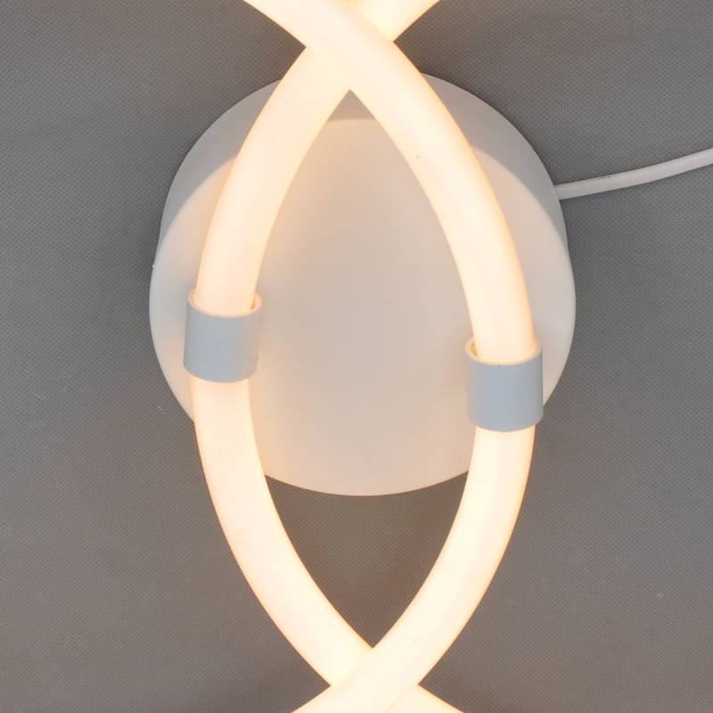 LED-plafondlamp met grotere dubbele C-acrylbuis