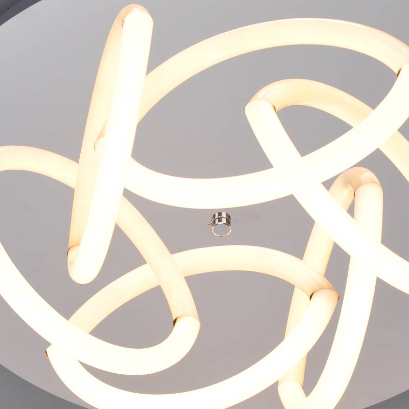 LED plafondlamp met boog acryl buis