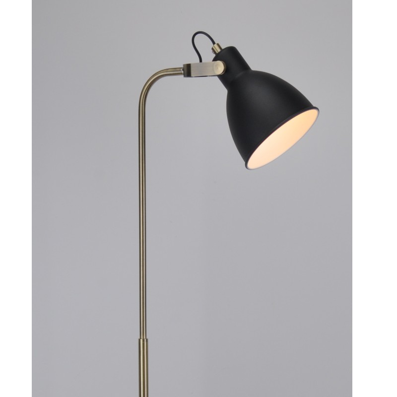 Zaklamp met U-beuk en metaalschaduw