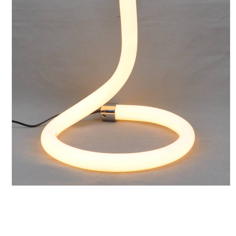 LED tafellamp met acryl buis en zonder schaduw