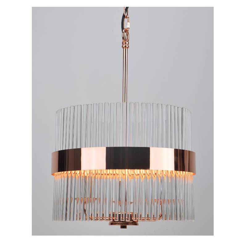 Hanglamp met glazen staaf