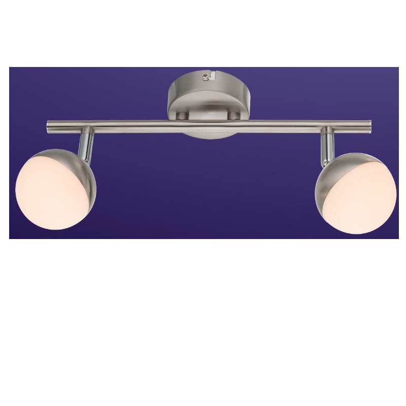Hoogspannings LED-spot light-2, met halfbol kunststof kap