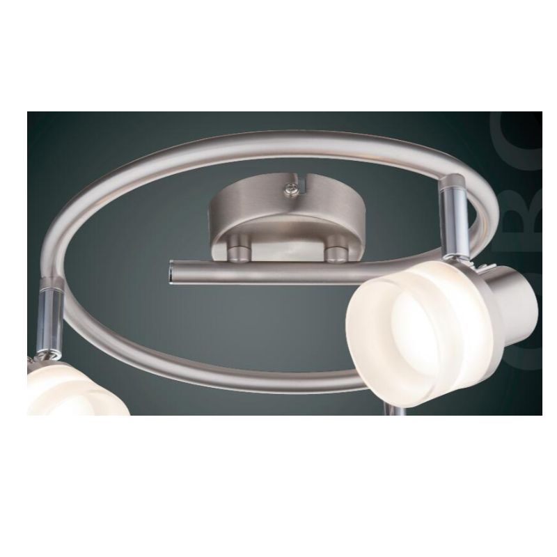 Hoogspanning LED-spot light-3, met cilinder kunststof kap