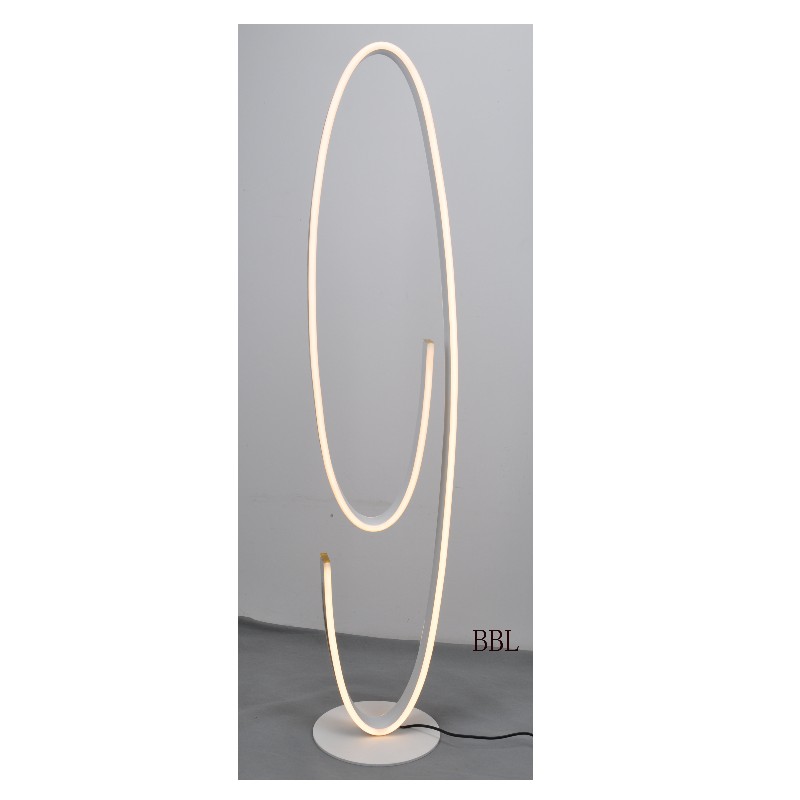Led-vloerlamp in spoorvorm