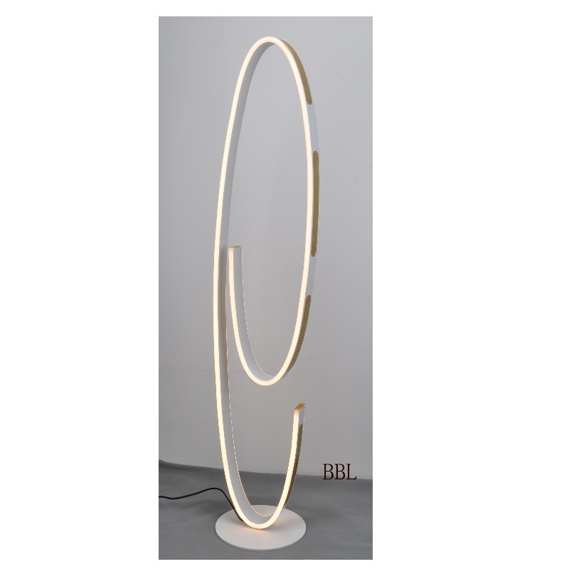Led-vloerlamp in spoorvorm